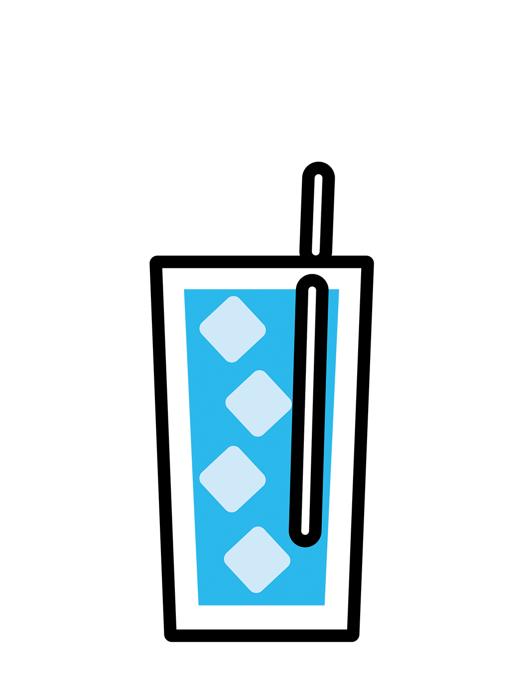 iced water